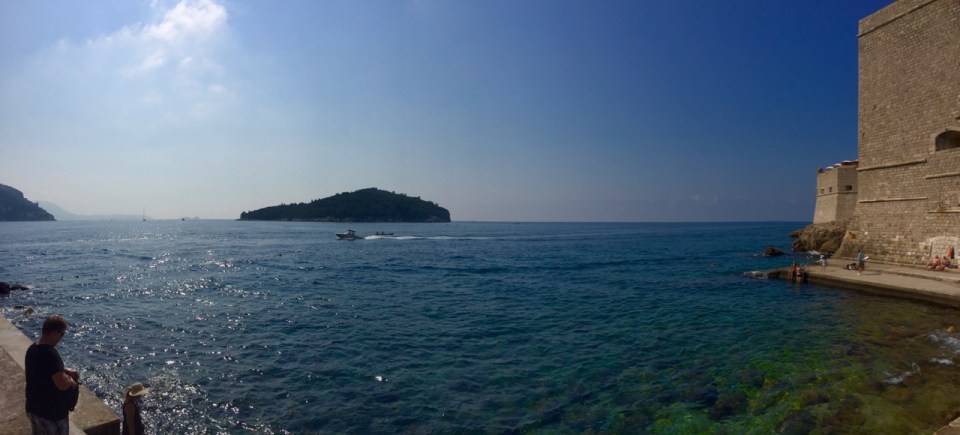 Panorama from Dubrovnik harbour