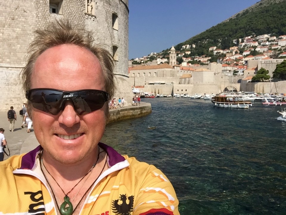 Me in Dubrovnik (forgot Lobster, whoops)