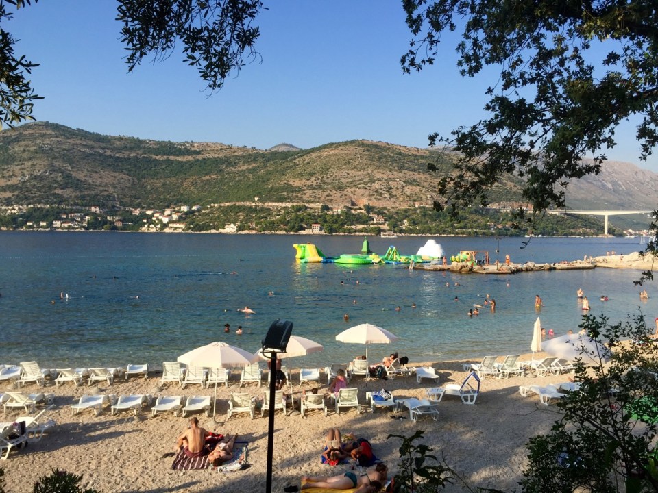 Beach near campsite 1