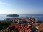 View over Dubrovnik as I climb up the road alongside