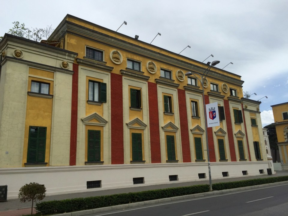 Building near Opera House, Tirana