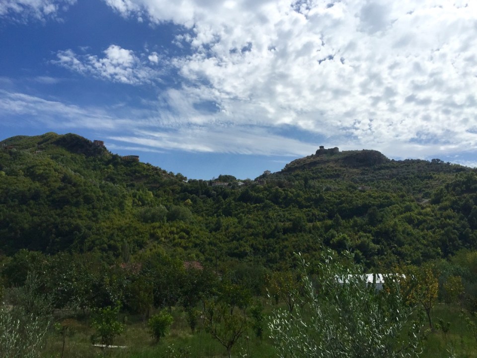 Countryside prettier post Tirana - hilltop castle