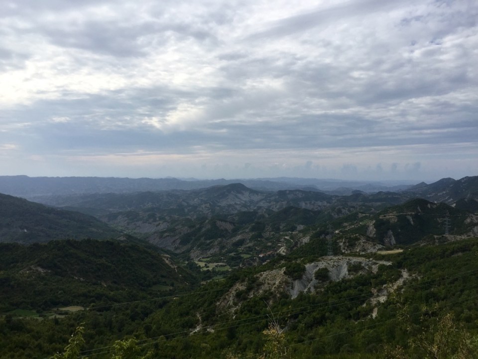 Getting pretty high, and cool up in the mountains