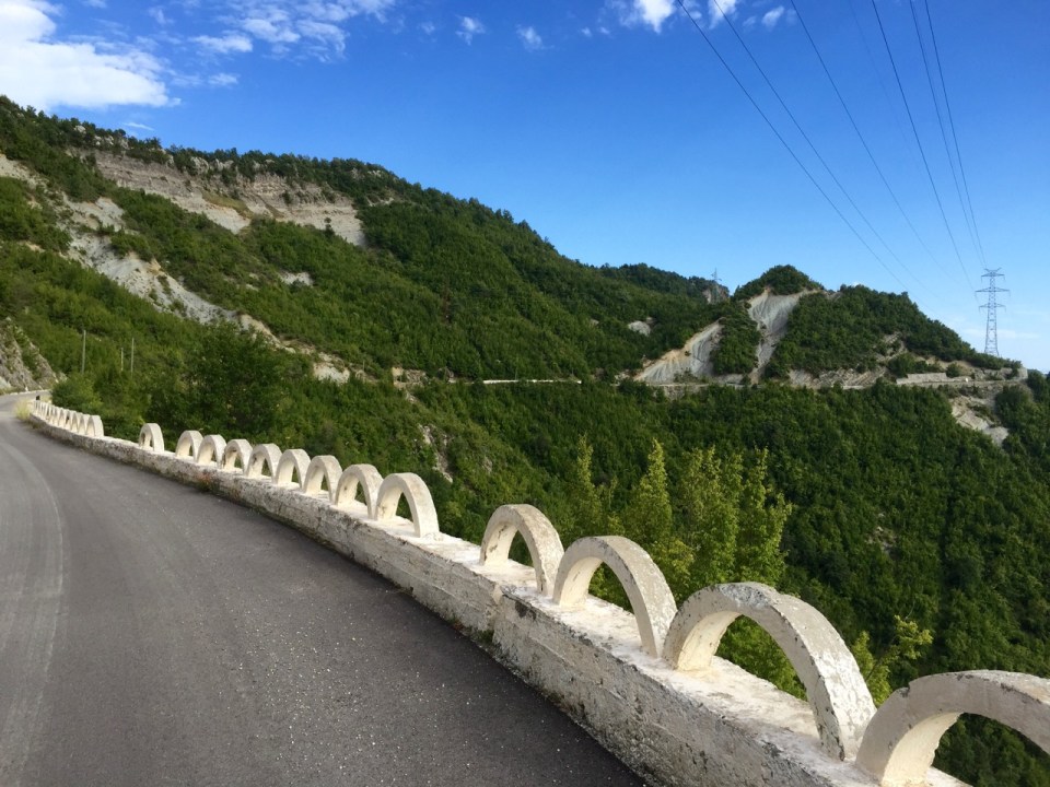 Road very quiet, just the occasional farm vehicle