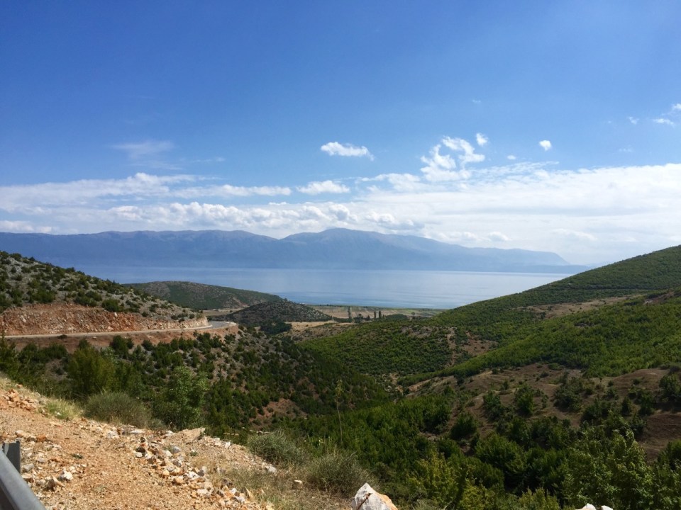Descent to Lake Ohrid