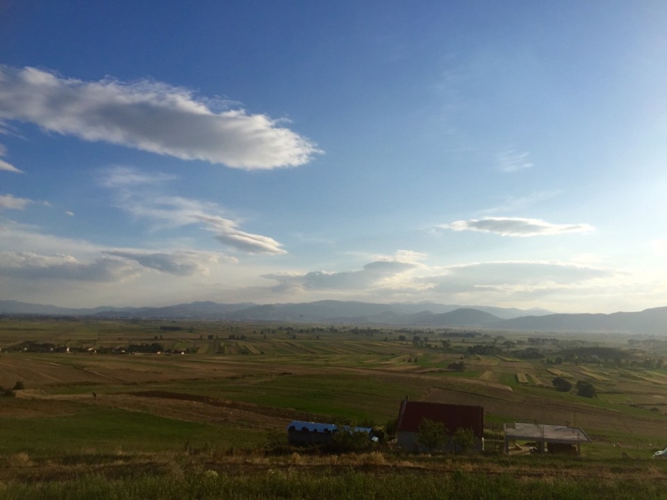 Patchwork of fields and small farming communities