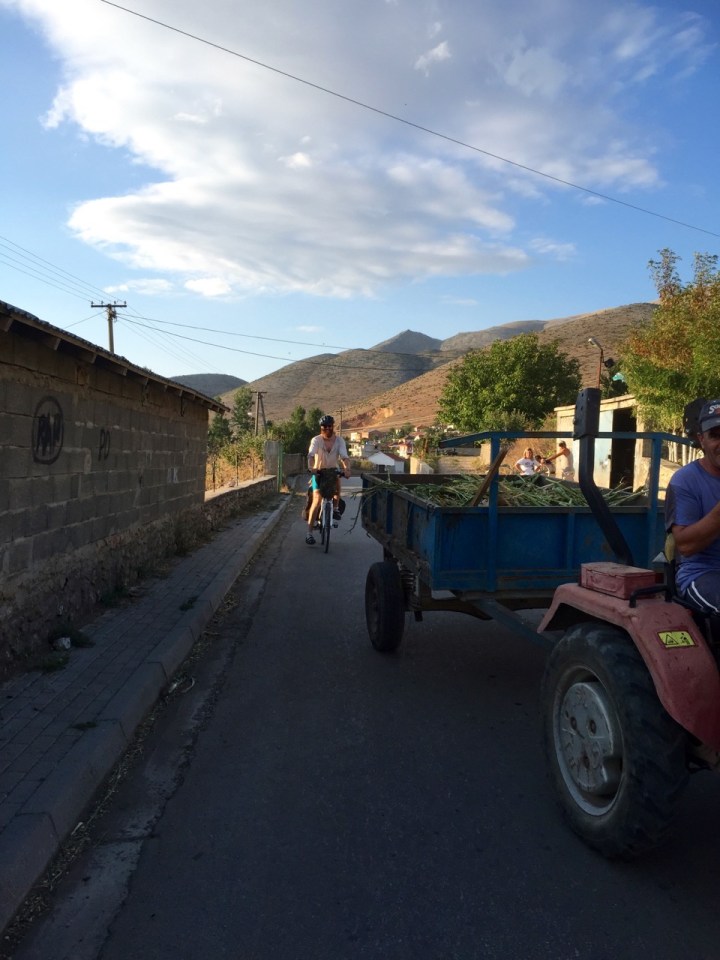 Tom stuck in traffic