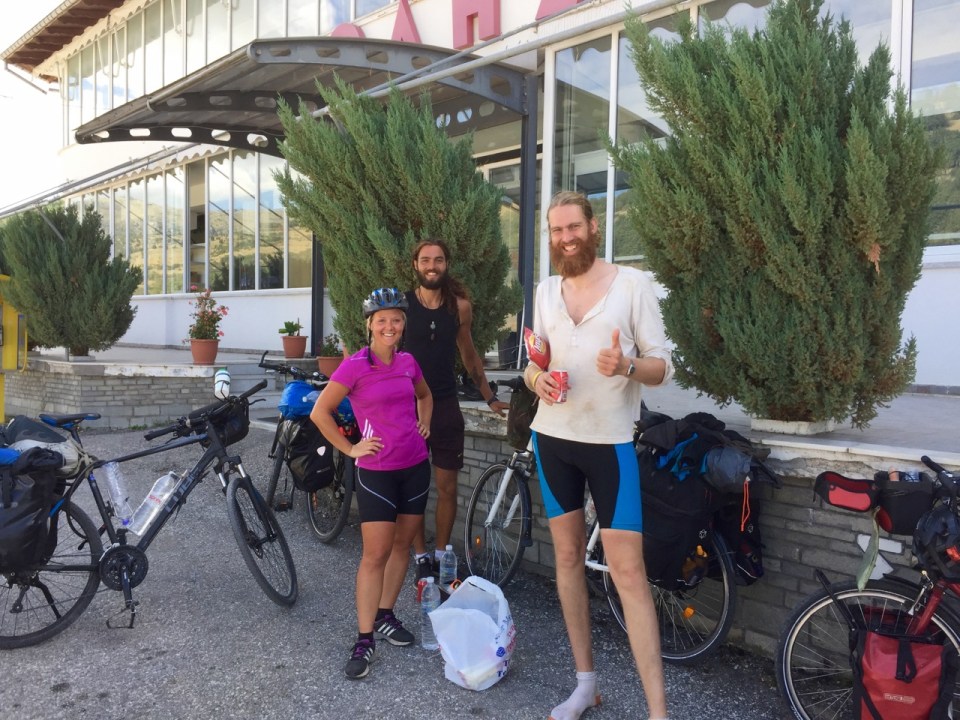My touring companions; significant beards, aside from Clara of course
