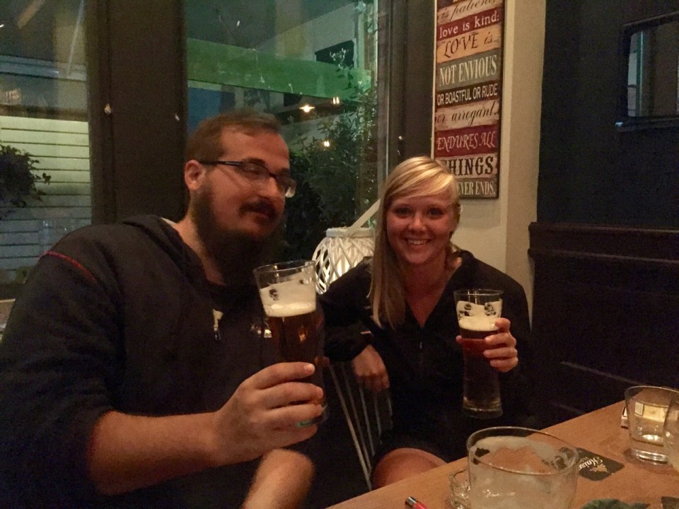 Alen and Clara in Murphy's Law - Edessa Irish Bar