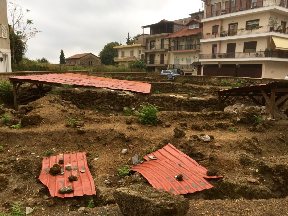 Prehistoric archaeology in old town