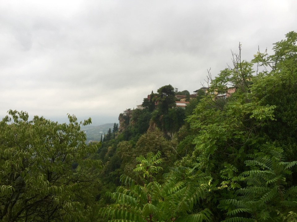 Everything very green, and wet, in Edessa