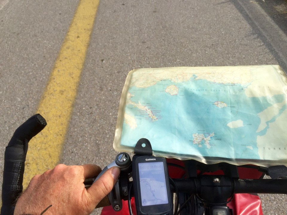 My heads up display whilst cycling