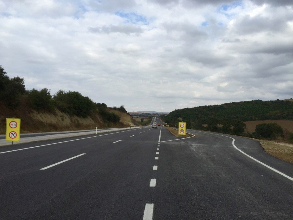 Riding East on the D110