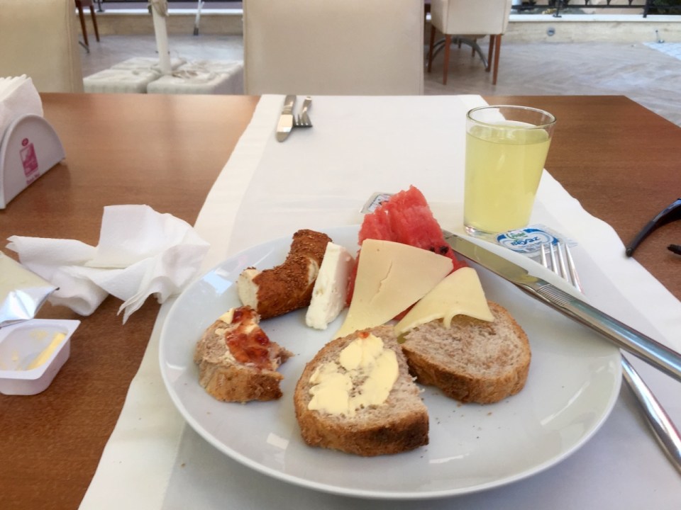 Breakfast included - good prep for a day's riding