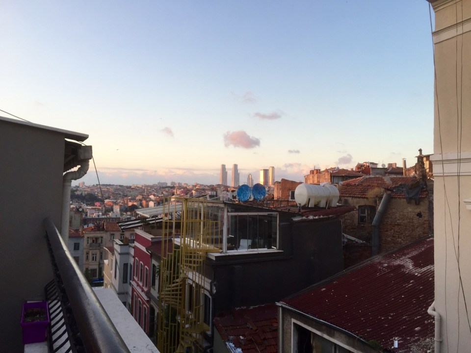 View from hostel terrace 1