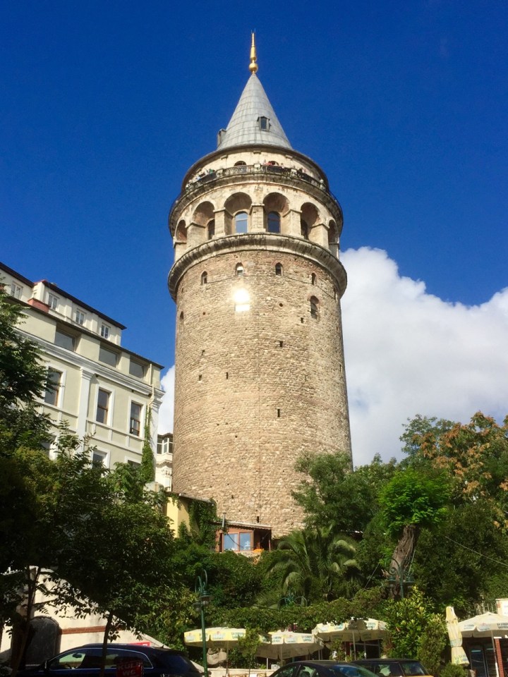 Walked past the Galata Tower on my way to the old city