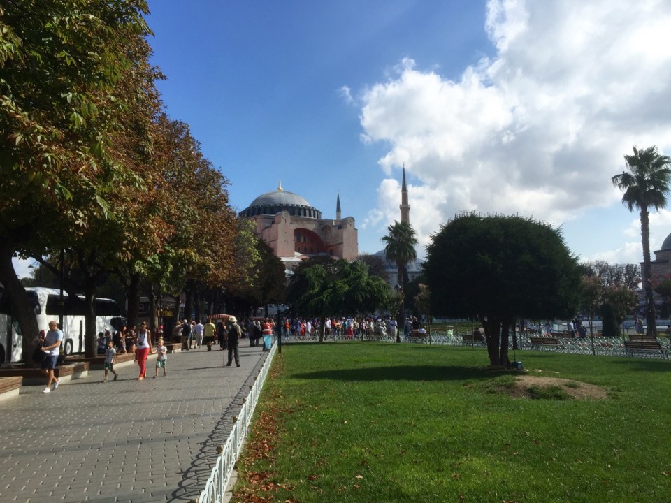 Hagia Sophia - once a Christian Basilica, then a Mosque, now a museum