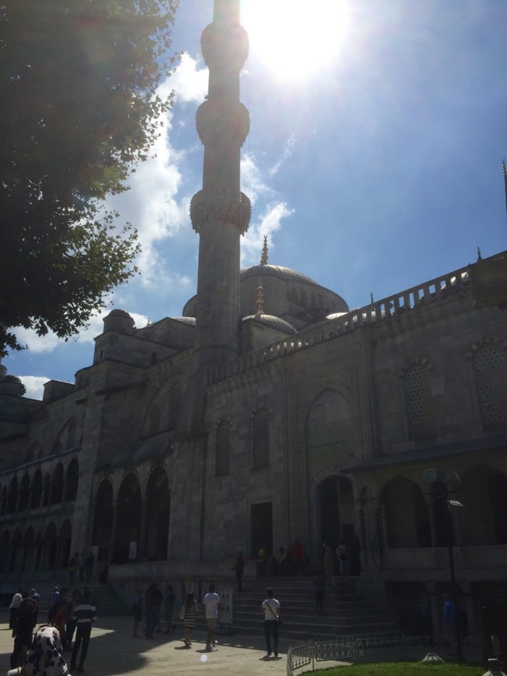 Entrance to Sultan Ahmet mosque