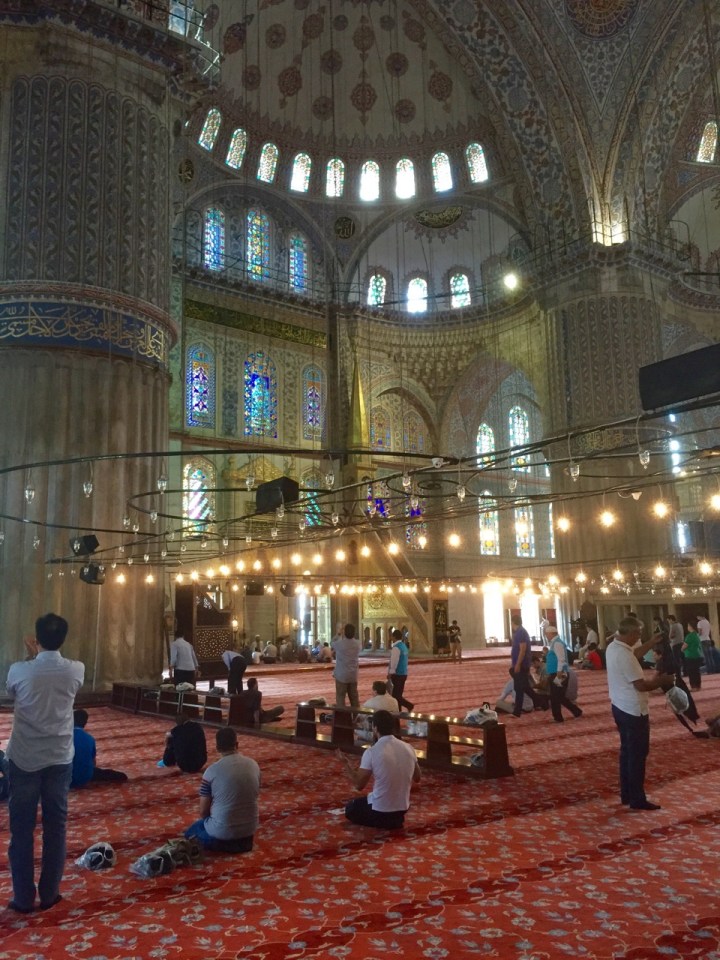 Interior of Blue Mosque 2