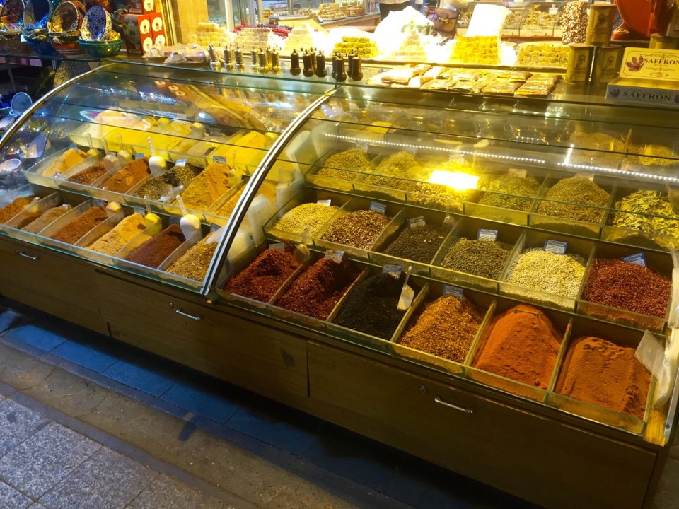 Lots of spices on sale