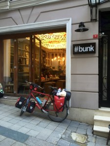 Bike ready for the final leg home; leaving Istanbul and #bunk hostel
