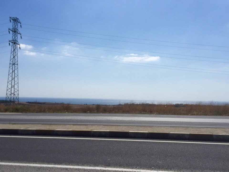 Last view of the sea; next will be the English Channel in a few weeks