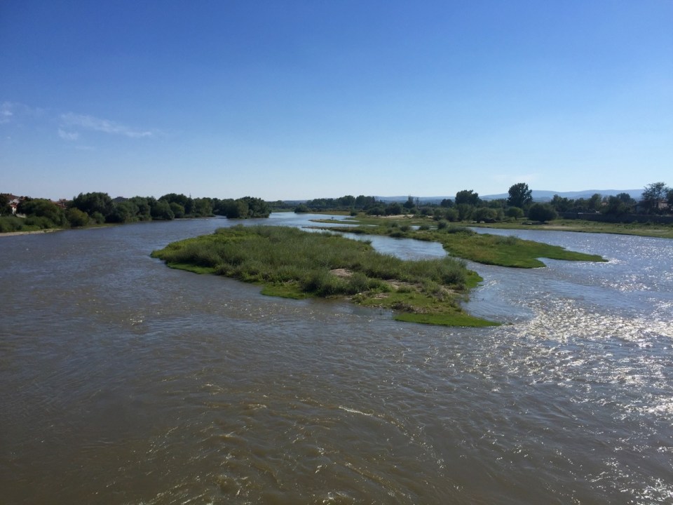 River crossing on the way to Lyubimets