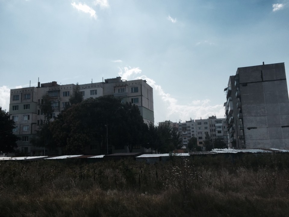 A lot of these old blocks of flats around, these ones in Ihtiman