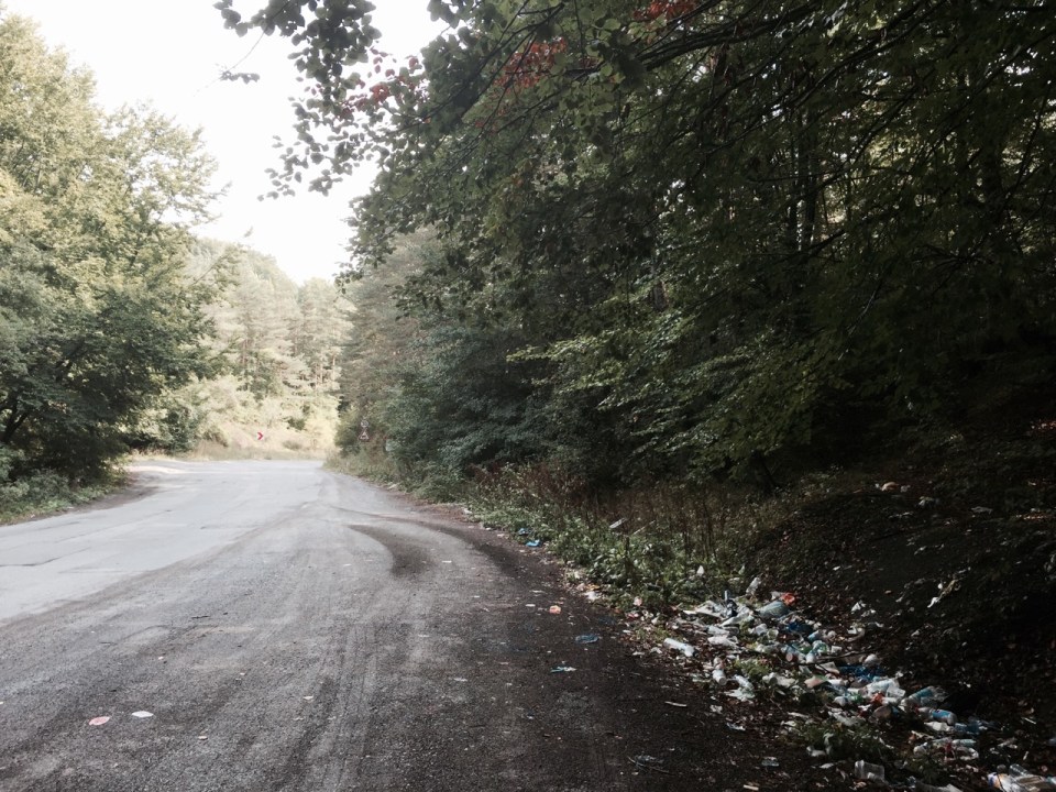 Shame about all the litter though