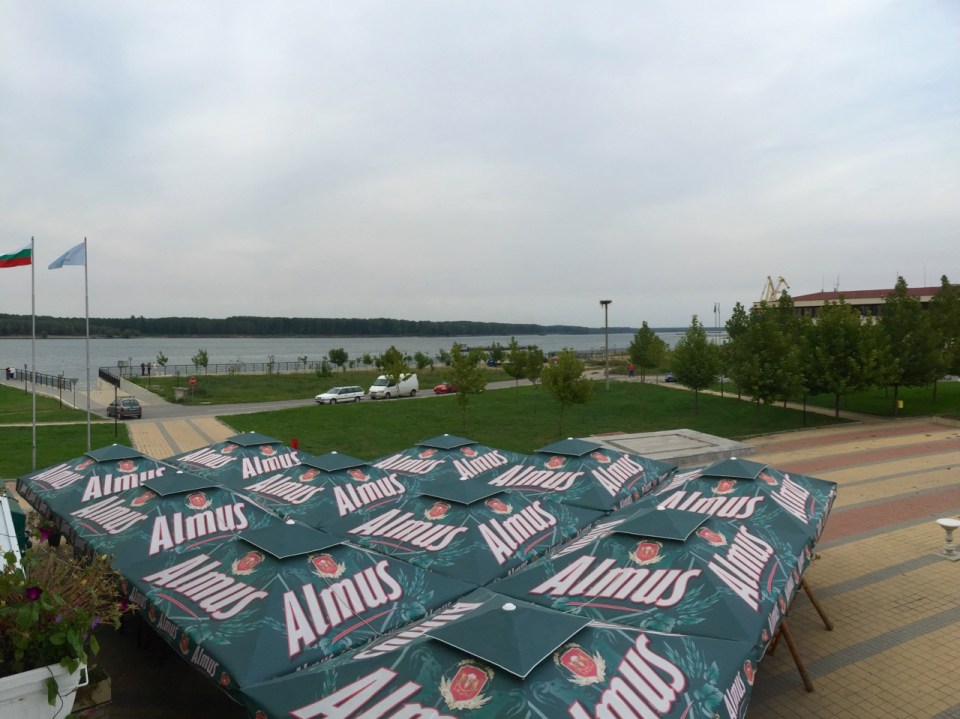 View from my hotel room to the Danube