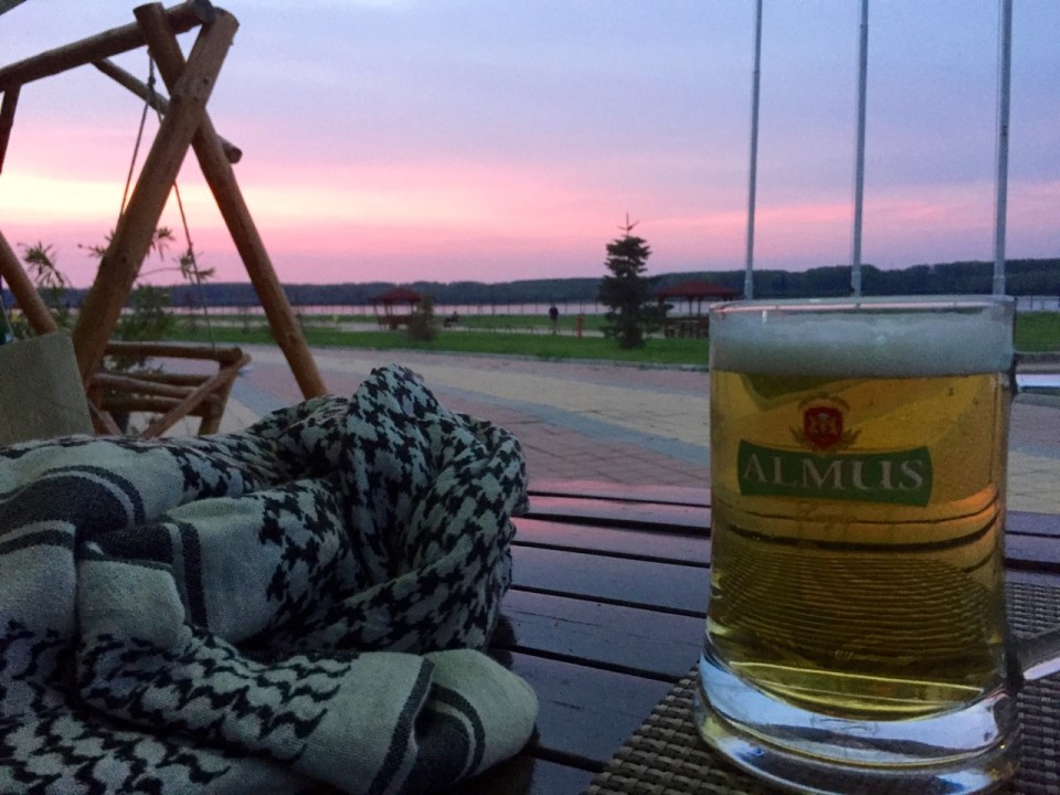 Time for a beer to celebrate - Almus is the local brew