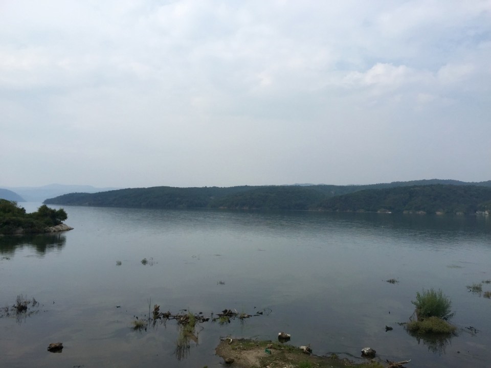 Danube very wide at some points