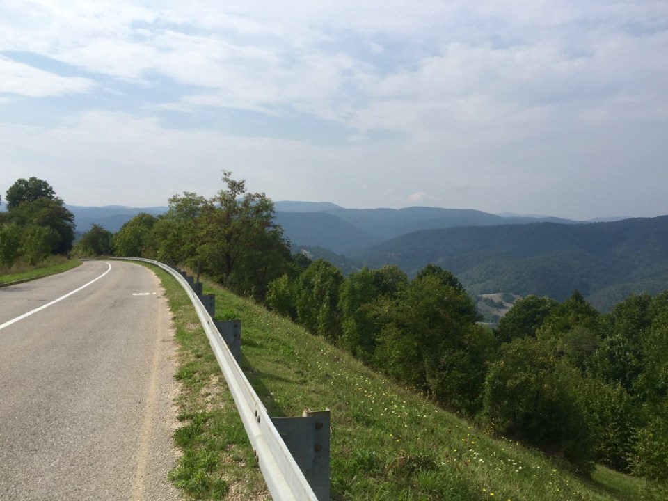 A few big climbs give some great views