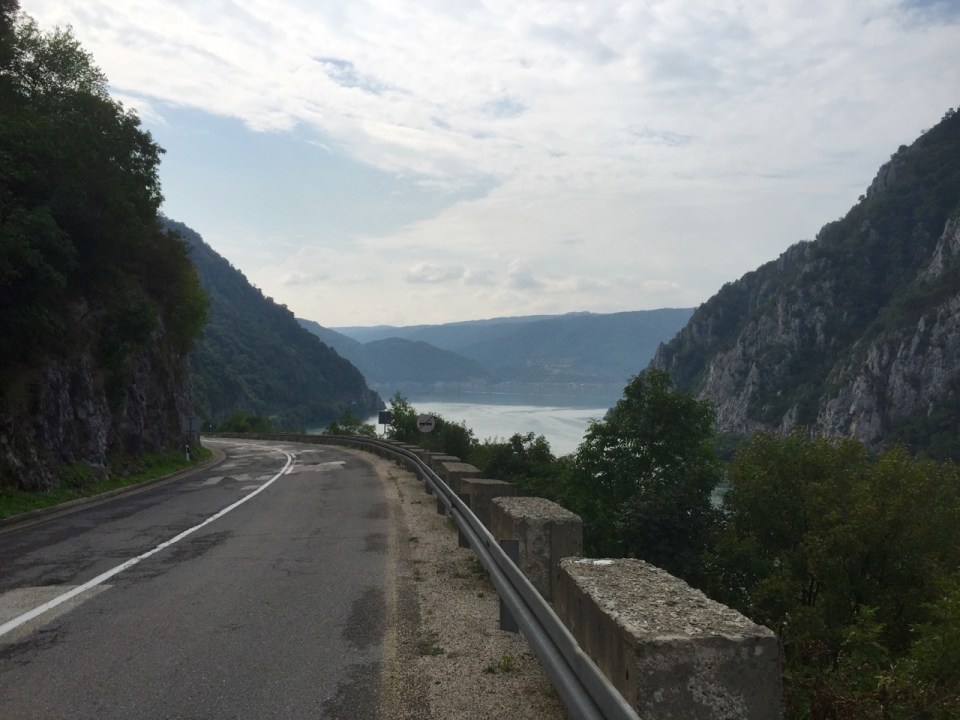 Quiet road continues through gorge