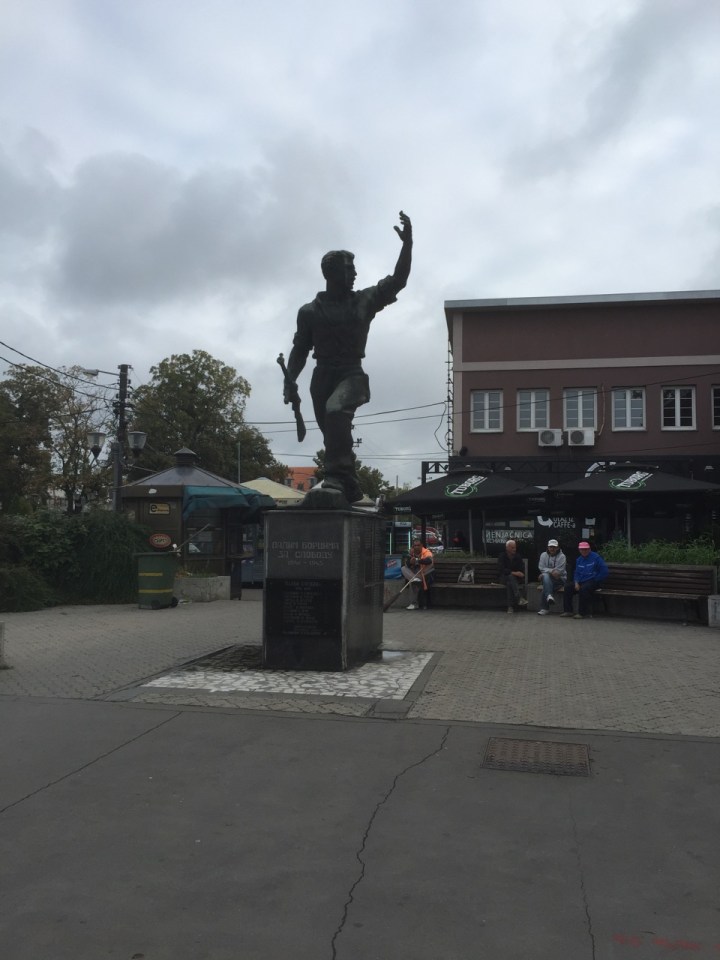 Outskirts of Belgrade - assuming Soviet era statue