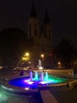 Fountain and lights, Sombor
