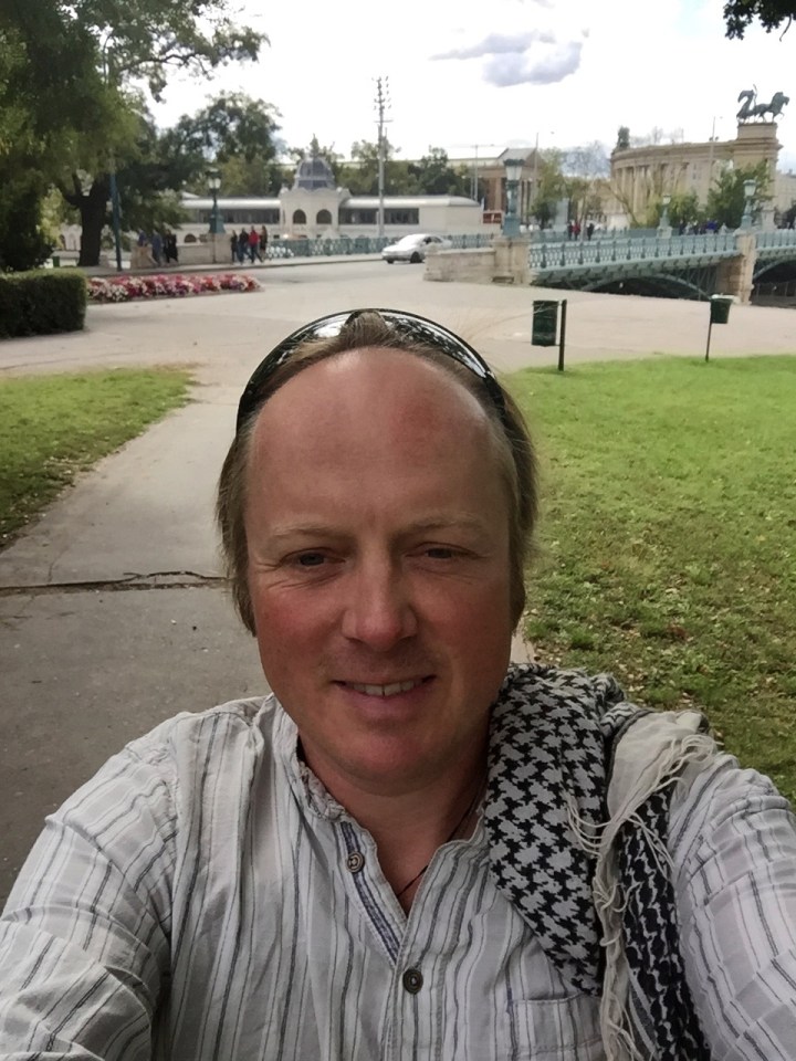 Me, not looking quite as heroic