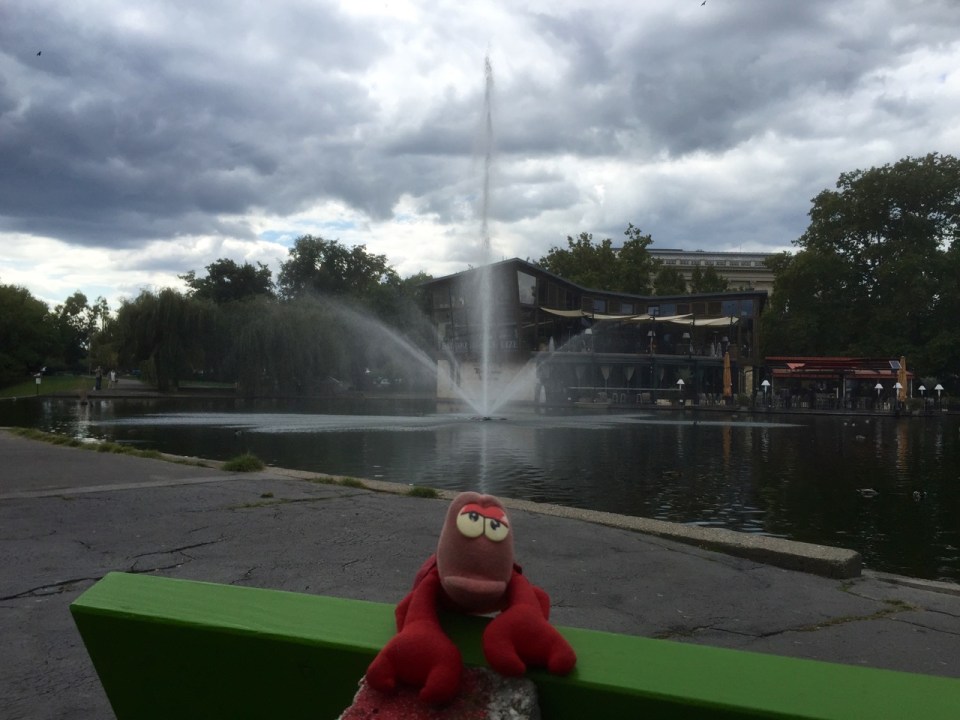 Lobster relieved to have avoided the hot tub