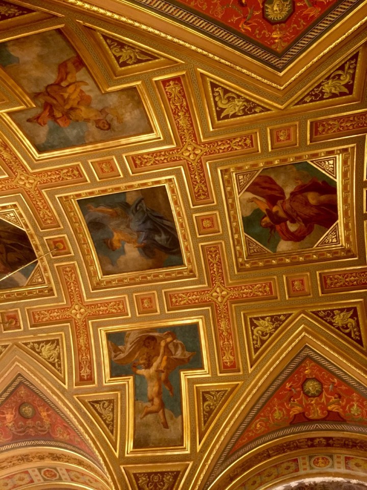 Ceiling a little gaudy, but impressive