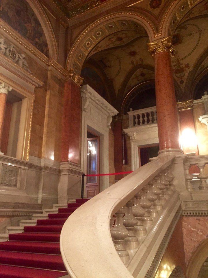 Staircase to auditorium