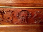 Elaborate carving everywhere - spotted Green Man