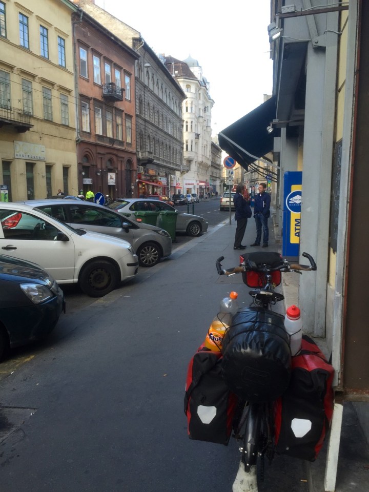 Leaving Budapest; Smaug loaded and ready for action