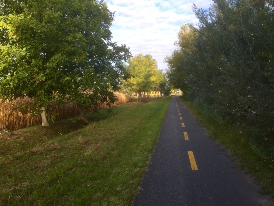 Setting off for Slovakia; cycle path heaven