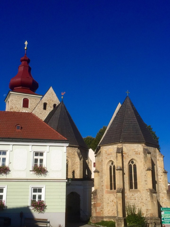 Morning route through small towns; Maria-Anzbach