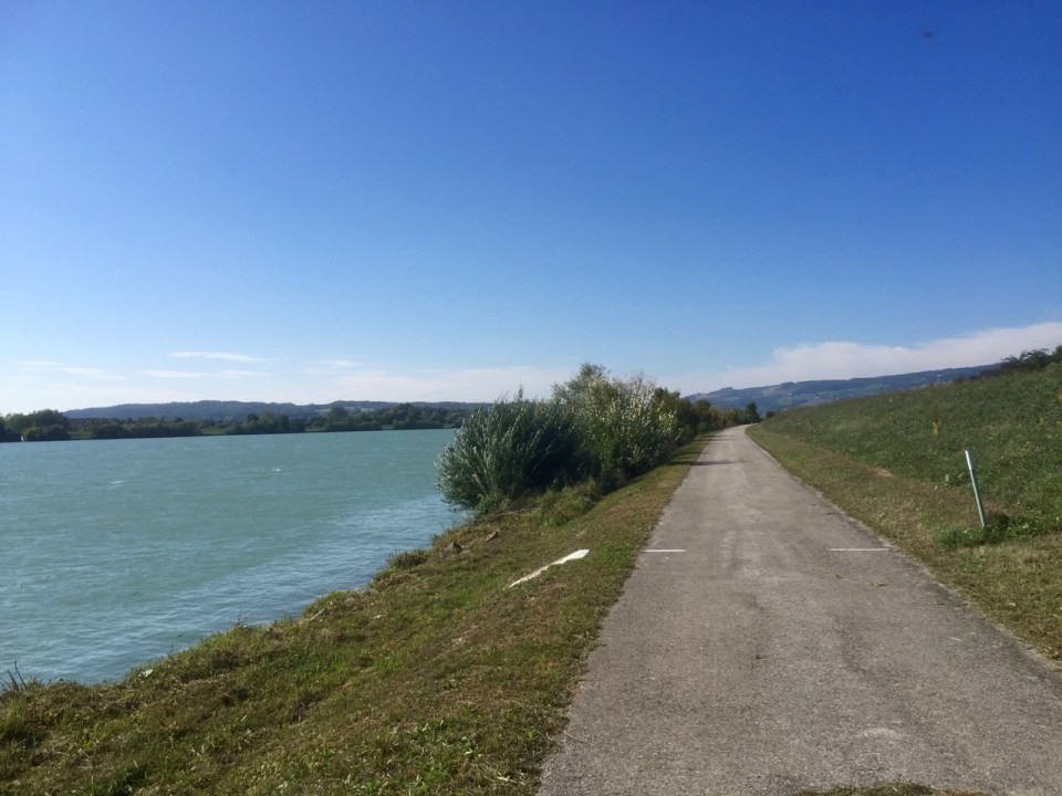 Some stretches of the route deserted
