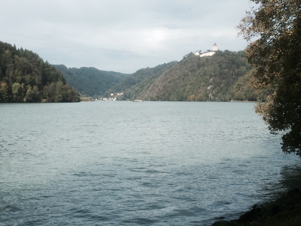 Route getting more interesting, with hilltop castles