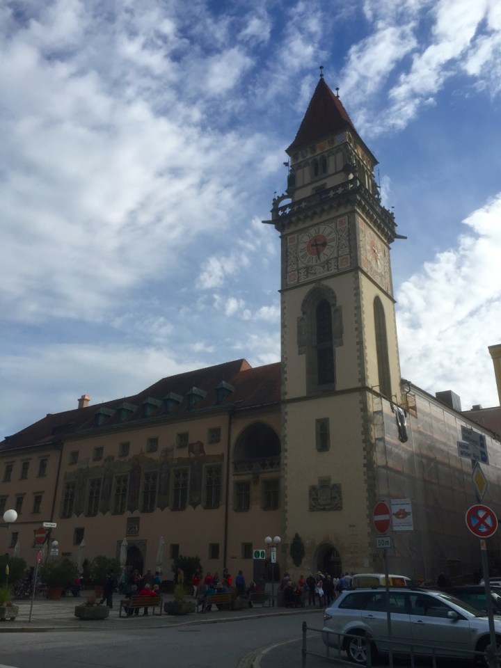 Passau clock tower