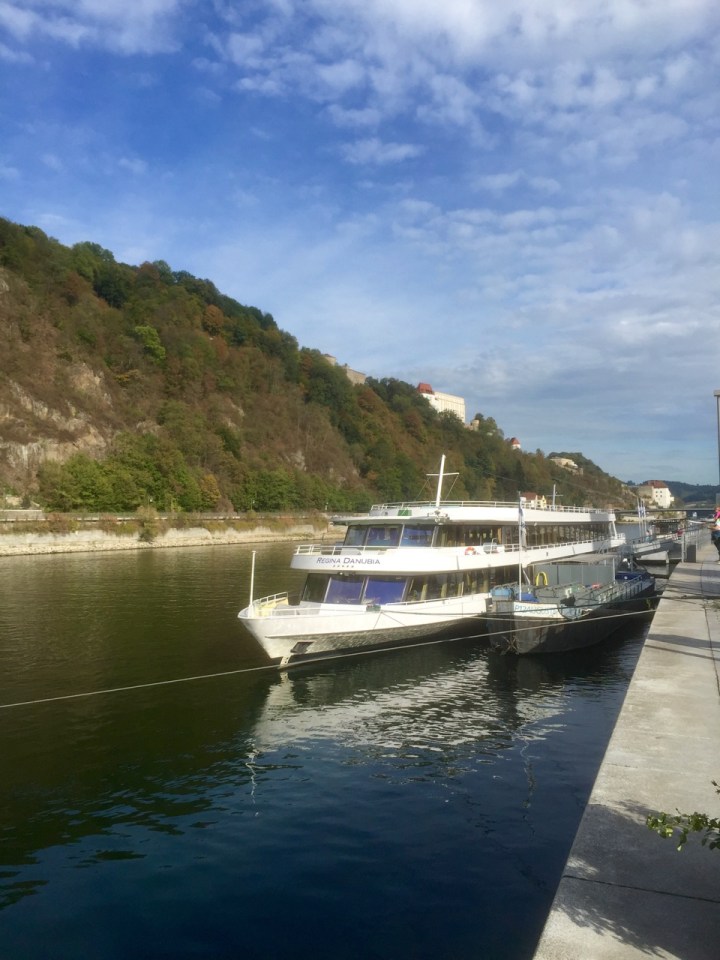 Large tourist boats, Passau
