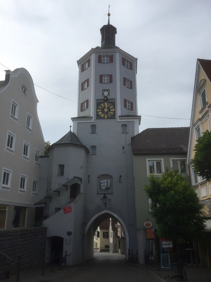 Exit West out of Market in Günzburg