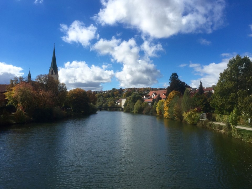 Sunshine comes out in Rotttenburg